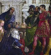 Paolo Veronese Family of persian king Darius before Alexander oil painting reproduction